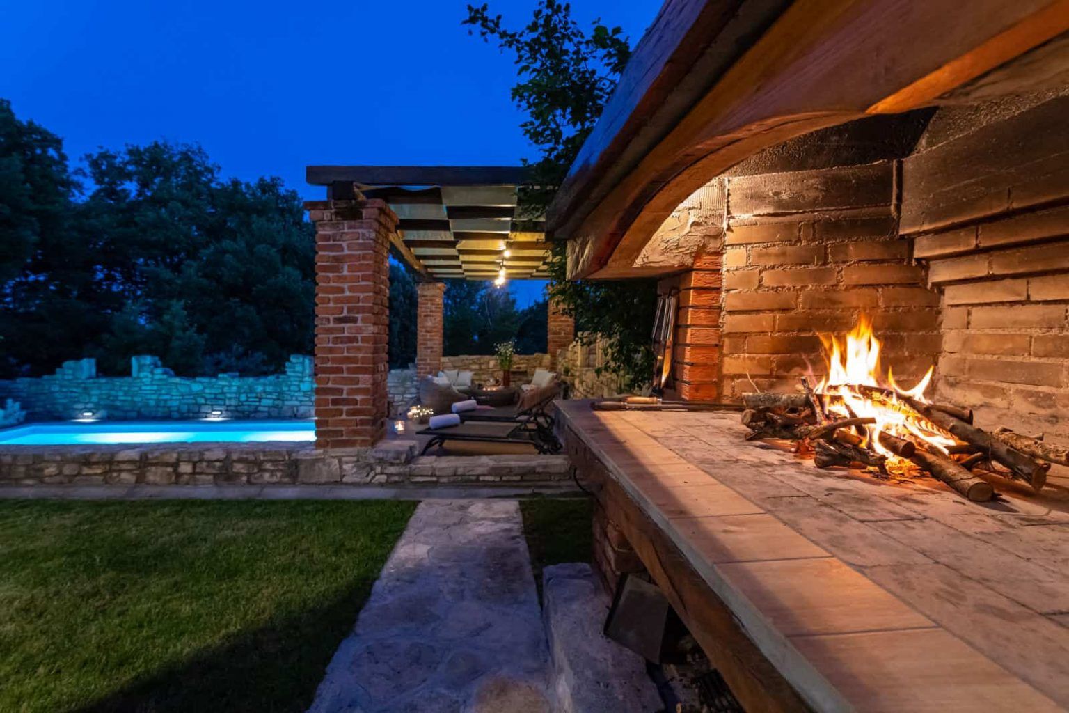 Steinhaus Villa mit Pool | Villa Gora